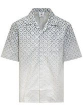 monogram print shirt